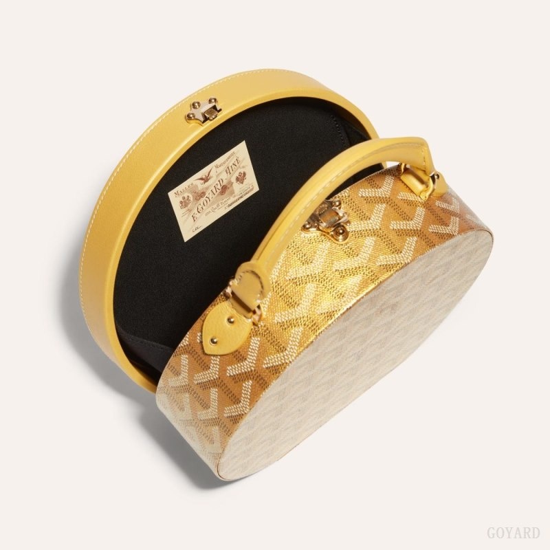 Gold Goyard THE ALTO HATBOX TRUNK BAG | CLUI1420