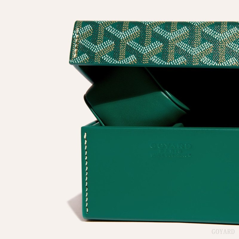 Green Goyard 4 WATCH CASE | TJMS9736