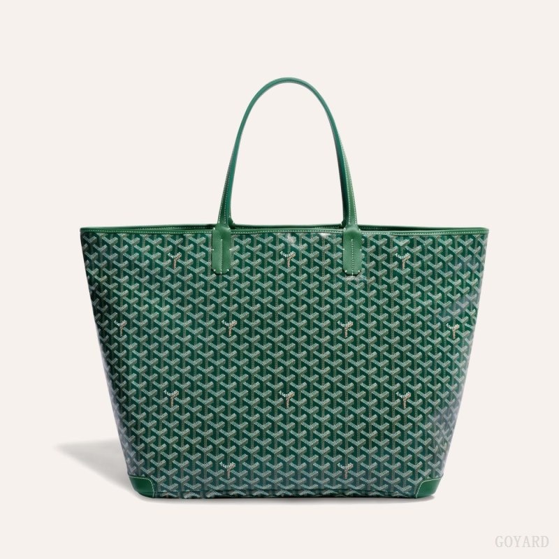 Green Goyard ARTOIS GM BAG | HMDE1641