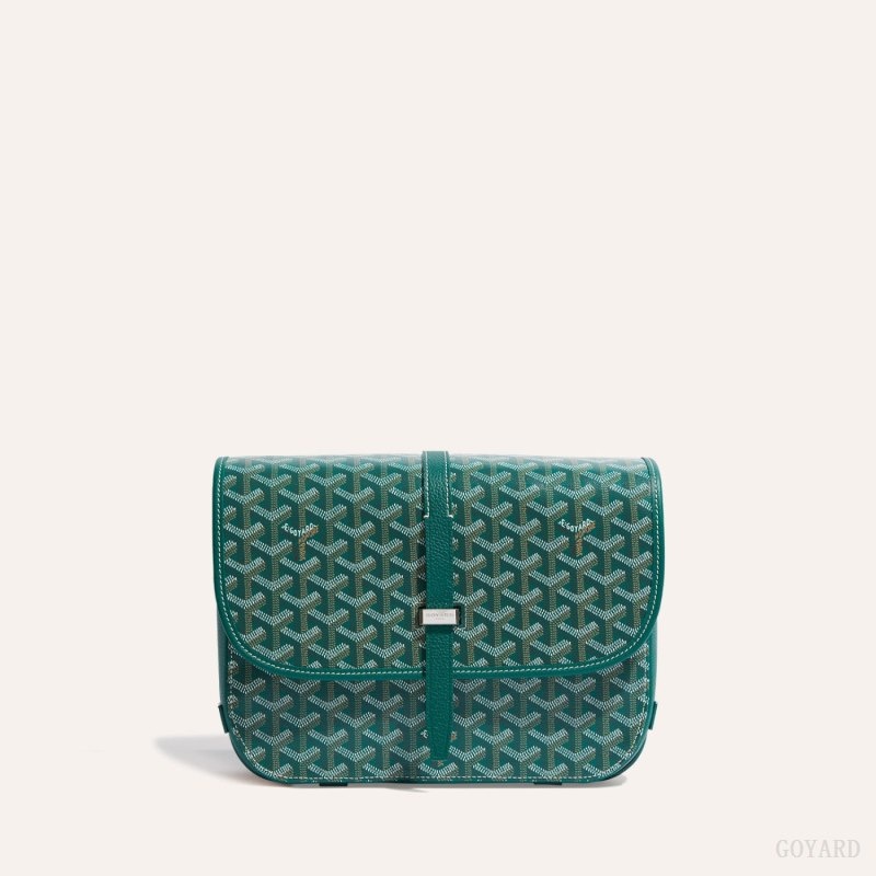 Green Goyard Belvedere MM Bag | WYKM1383