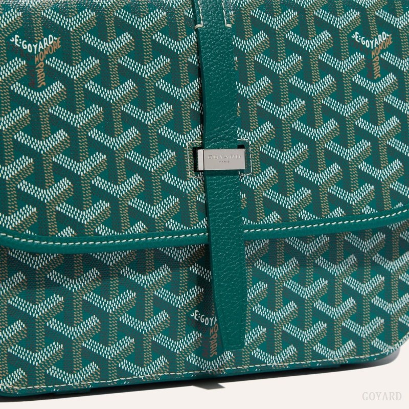 Green Goyard Belvedere MM Bag | WYKM1383