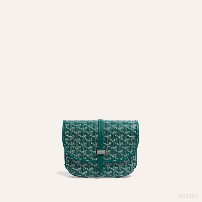 Green Goyard Belvedere PM Bag | MIAX9451