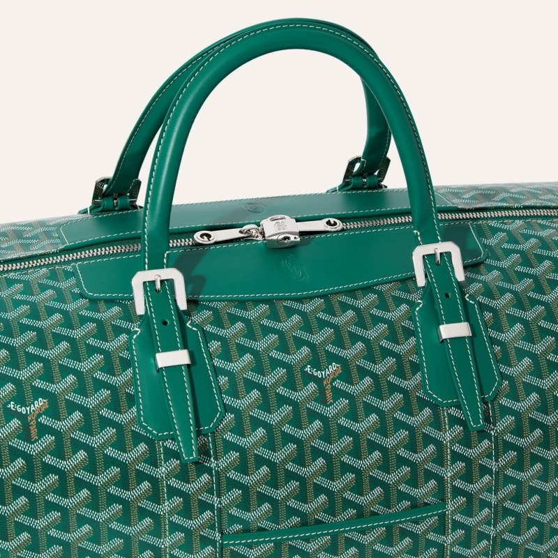 Green Goyard Bowling 55 bag | KWOH1782