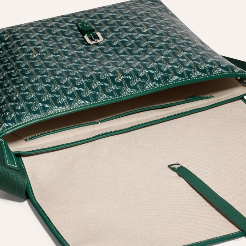 Green Goyard CAPETIEN MM MESSENGER BAG | TFFW9575