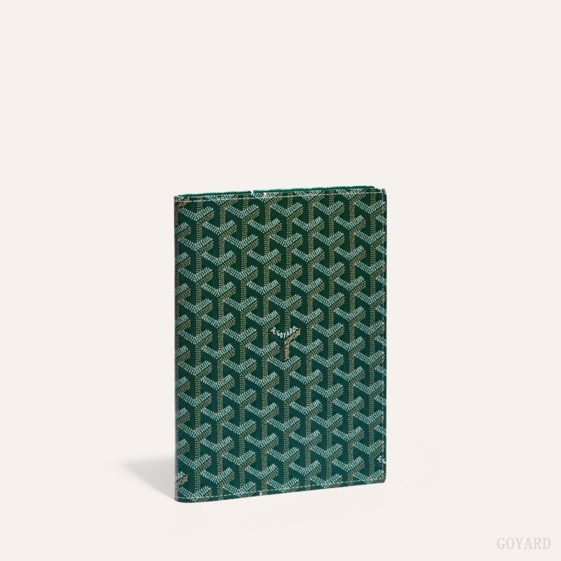 Green Goyard CASTIGLIONE DOCUMENT COVER | RRMI0372