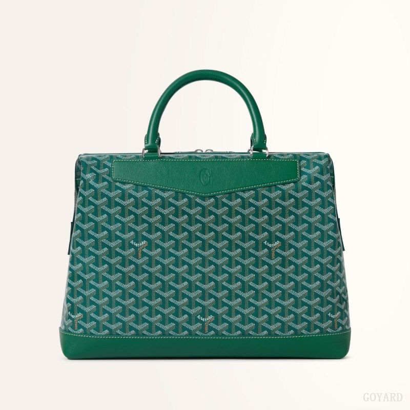 Green Goyard Cisalpin Document Case | MBUN3641