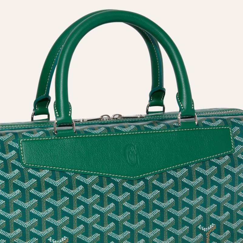 Green Goyard Cisalpin Document Case | MBUN3641