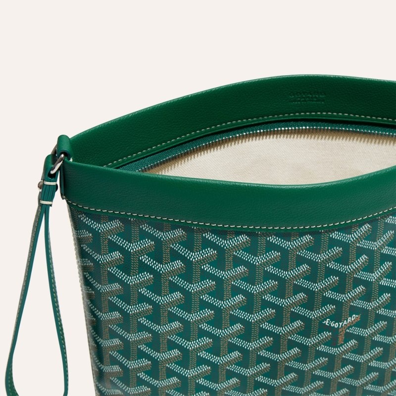 Green Goyard Conti pouch | FPZI7661