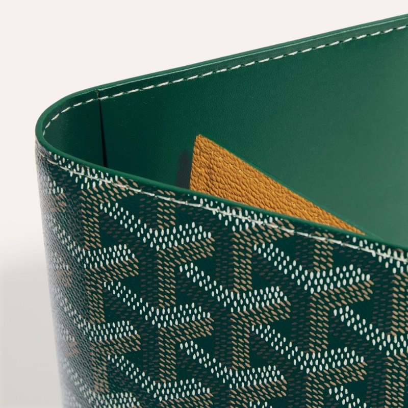 Green Goyard GRENELLE PASSPORT COVER | MFZH7447