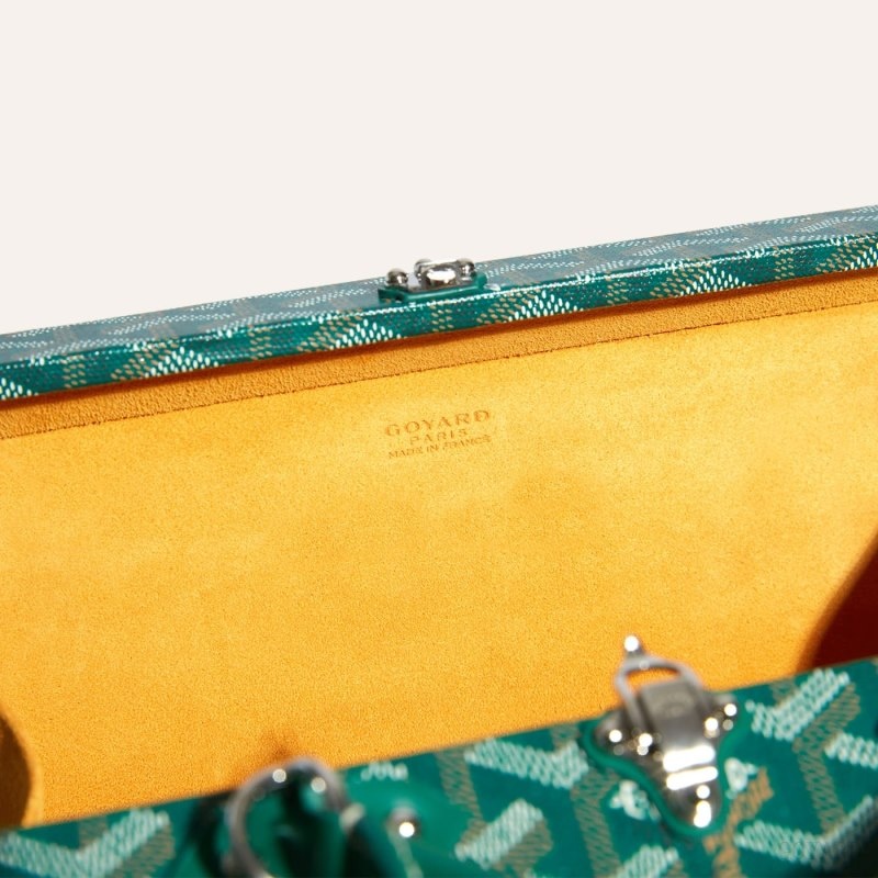 Green Goyard Grand Hôtel Trunk Bag | KZOT7379