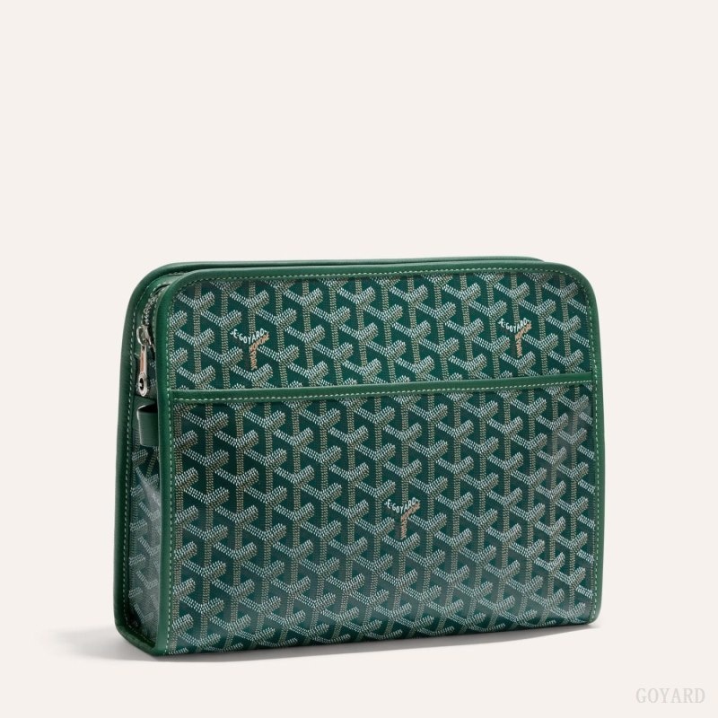 Green Goyard JOUVENCE GM TOILET BAG | EUVF9390