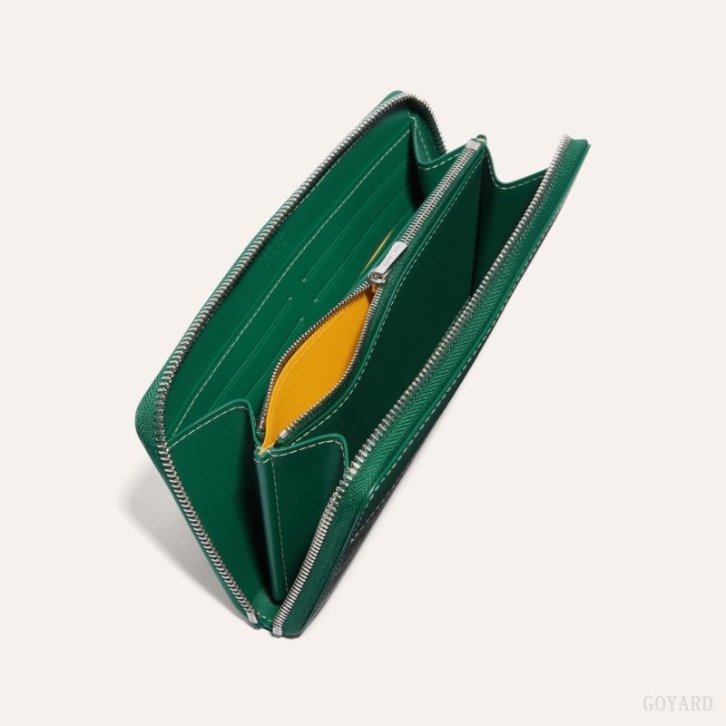 Green Goyard MATIGNON GM WALLET | XFKX1182