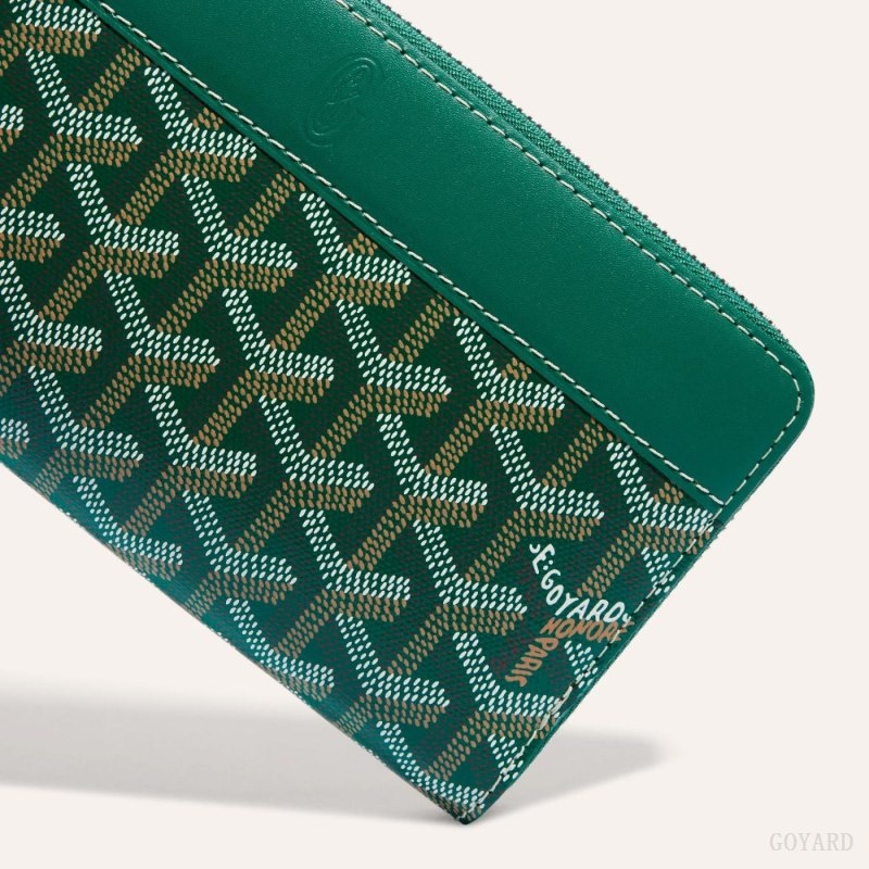 Green Goyard MATIGNON GM WALLET | XFKX1182