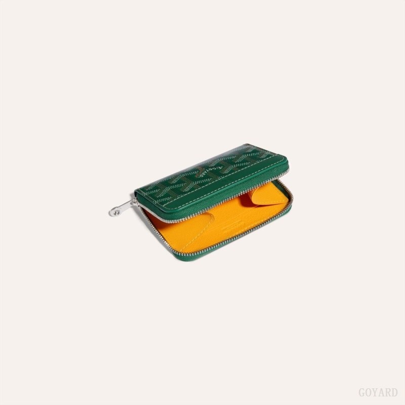 Green Goyard MATIGNON MINI WALLET | MZFA9179