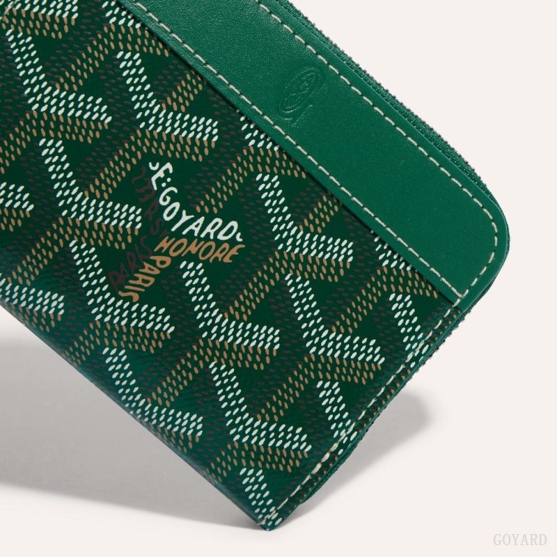 Green Goyard MATIGNON MINI WALLET | MZFA9179