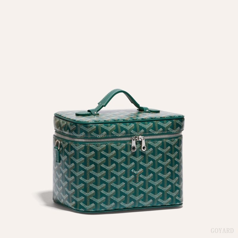 Green Goyard MUSE VANITY CASE | FGHU9309