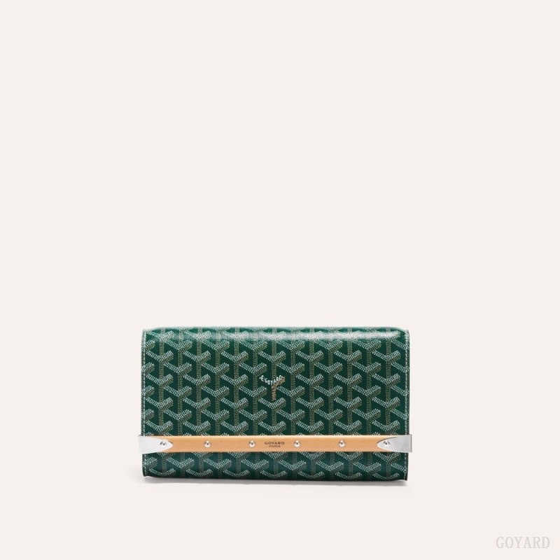 Green Goyard Monte-Carlo PM Clutch | SUAY1213