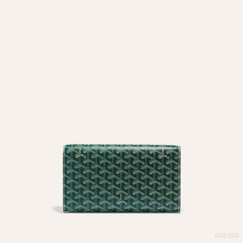 Green Goyard Monte-Carlo PM Clutch | SUAY1213