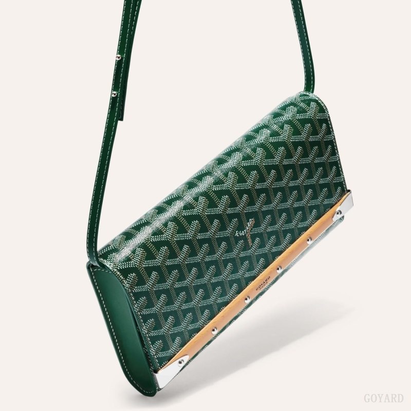 Green Goyard Monte-Carlo PM Clutch | SUAY1213