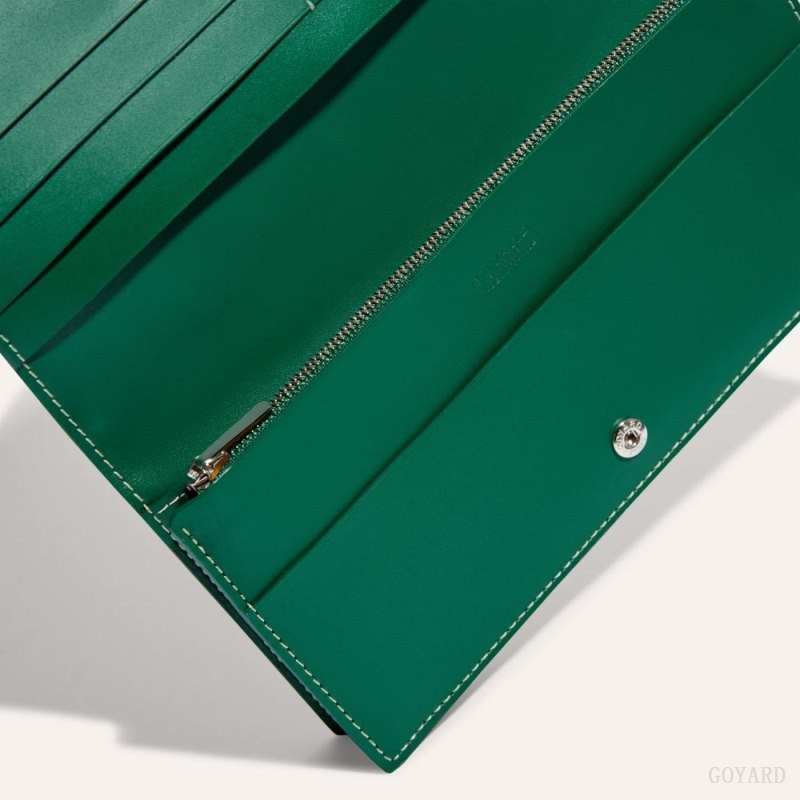 Green Goyard RICHELIEU WALLET | NWUZ6087