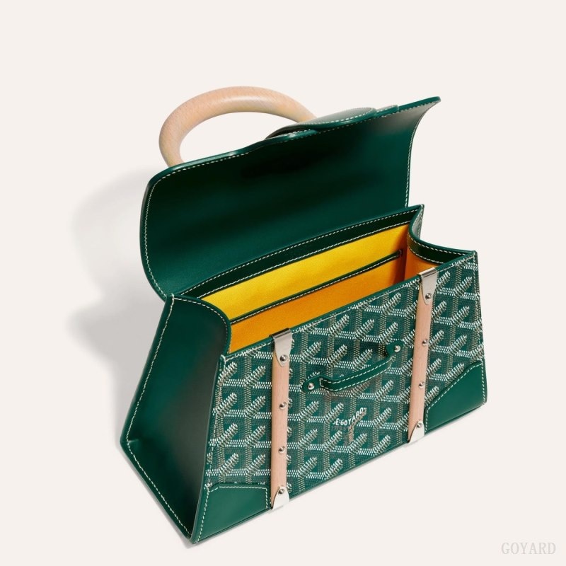 Green Goyard SAÏGON STRUCTURE MINI BAG | IMVA6022