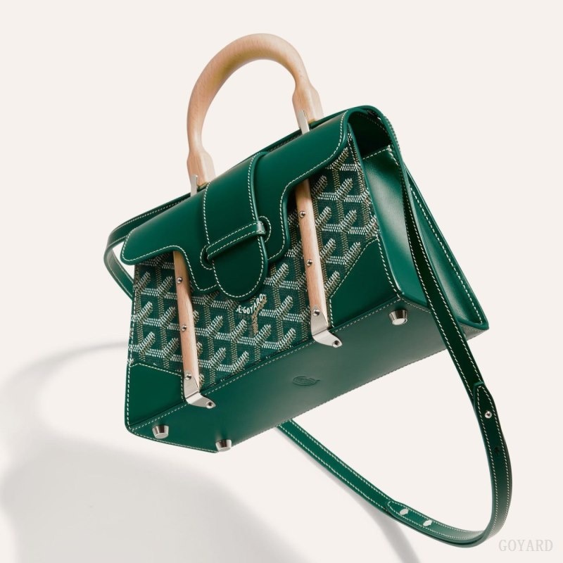 Green Goyard SAÏGON STRUCTURE MINI BAG | IMVA6022