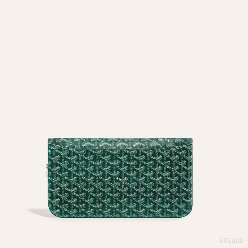 Green Goyard SAINTE-MARIE CLUTCH | BROV3172