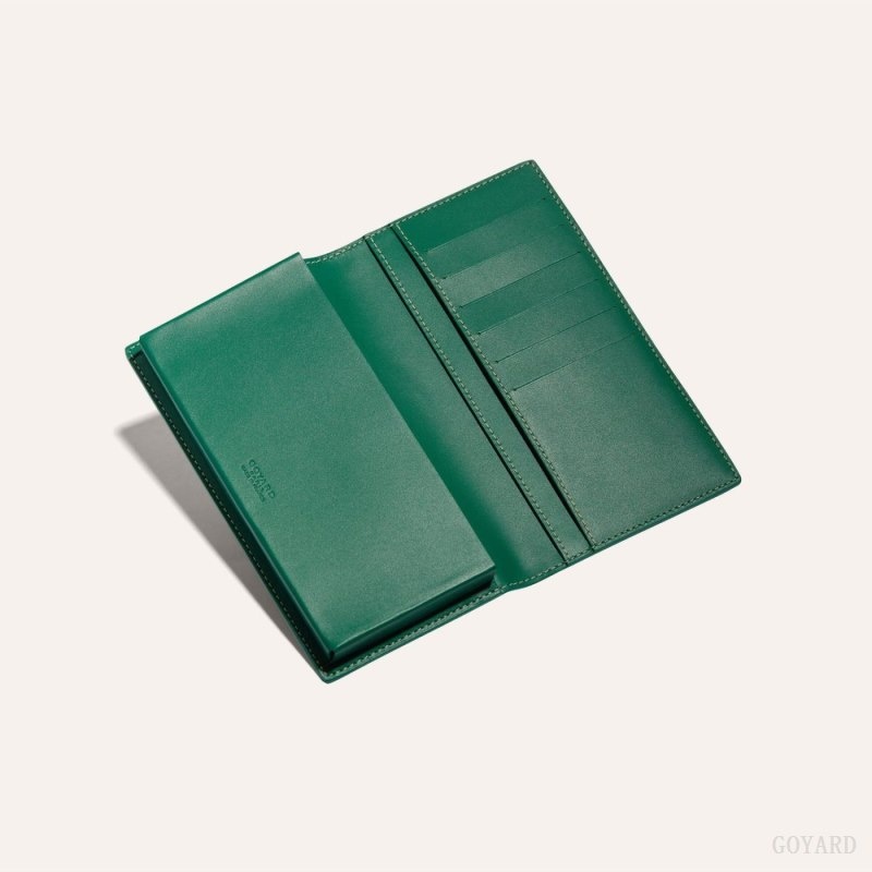 Green Goyard SAINT-LAMBERT WALLET | YOAP2121