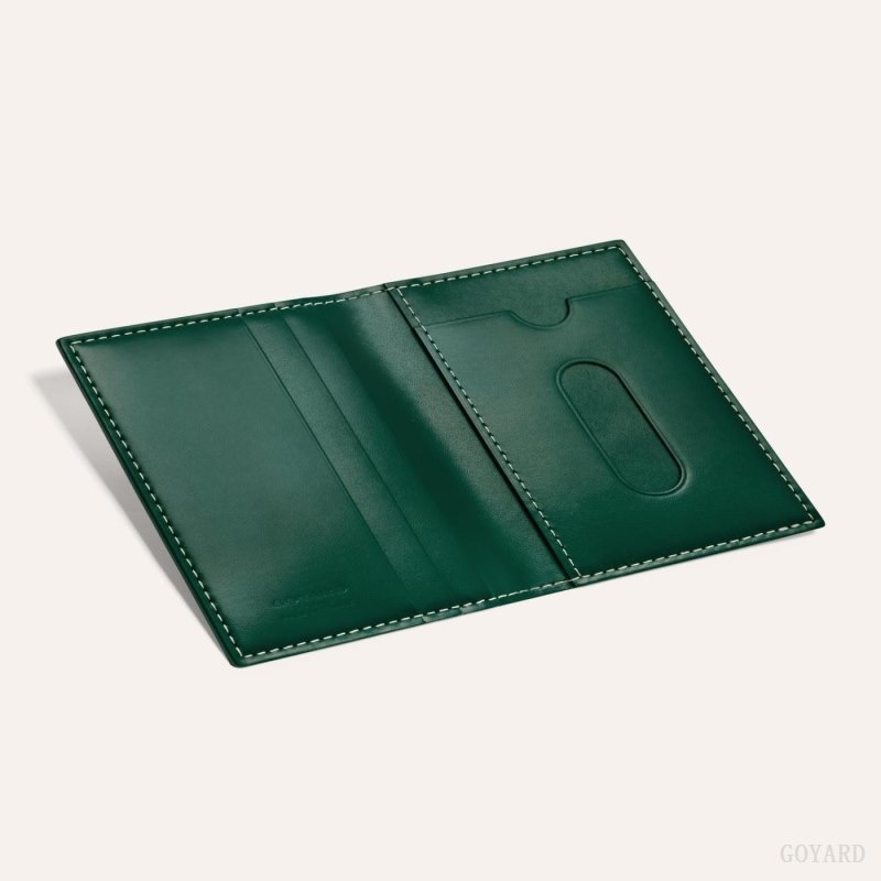 Green Goyard SAINT-MARC CARD WALLET | UKND6911