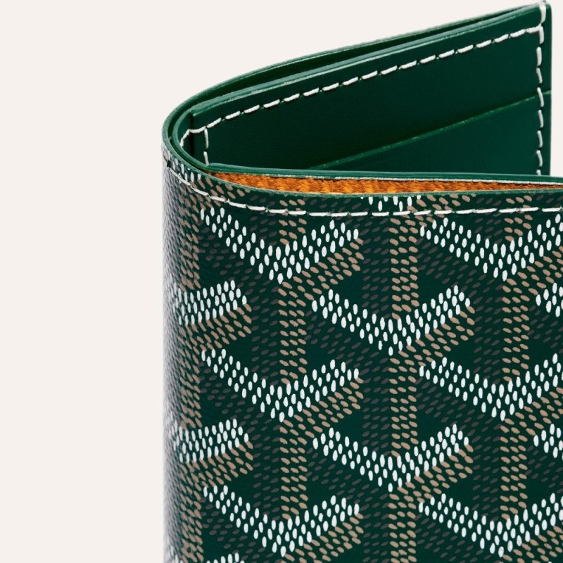 Green Goyard SAINT-PIERRE CARD WALLET | OPHD9066