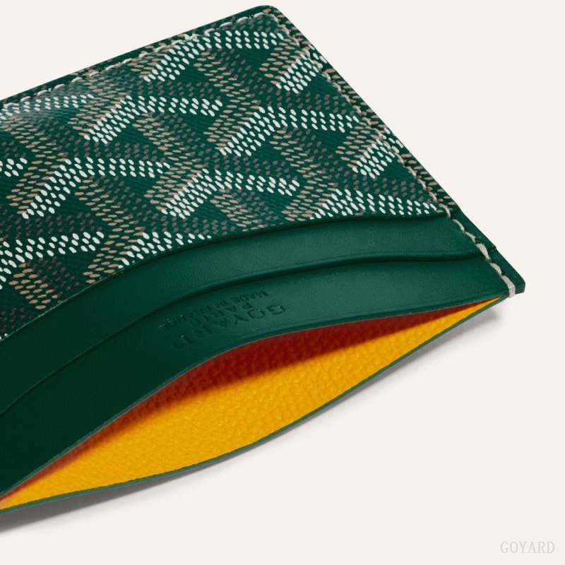 Green Goyard SAINT-SULPICE CARD WALLET | TEQS1103