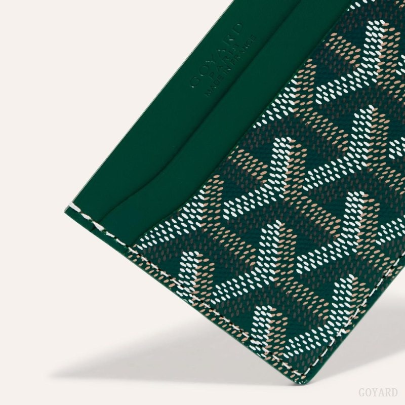 Green Goyard SAINT-SULPICE CARD WALLET | TEQS1103