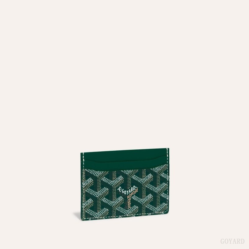 Green Goyard SAINT-SULPICE CARD WALLET | TEQS1103