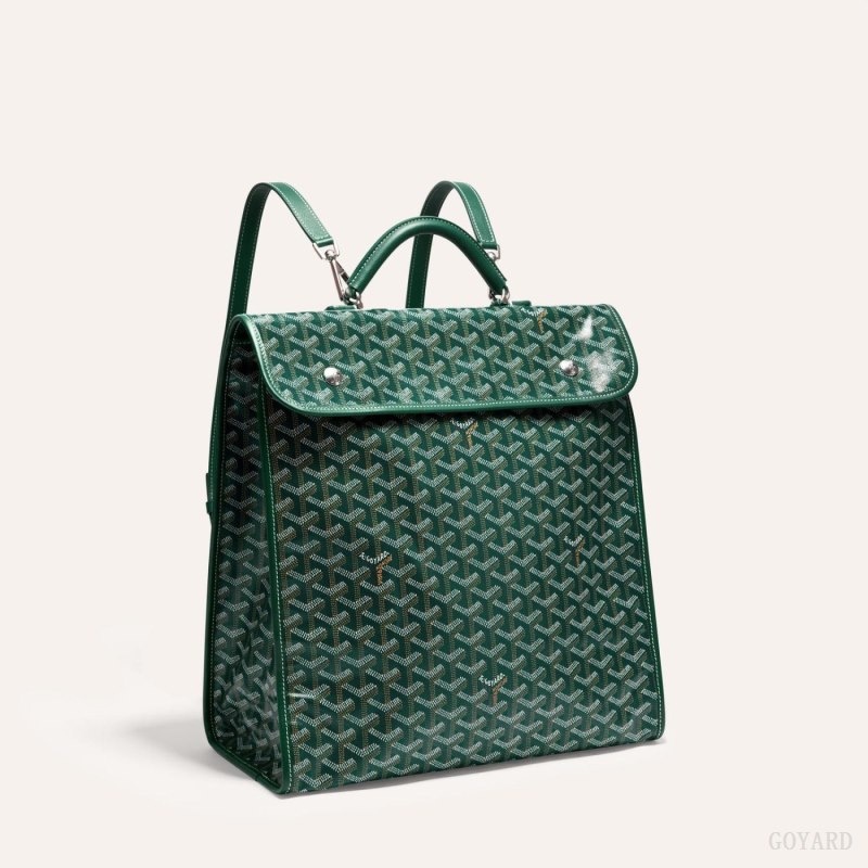 Green Goyard SAINT LEGER BACKPACK | GLYU3761