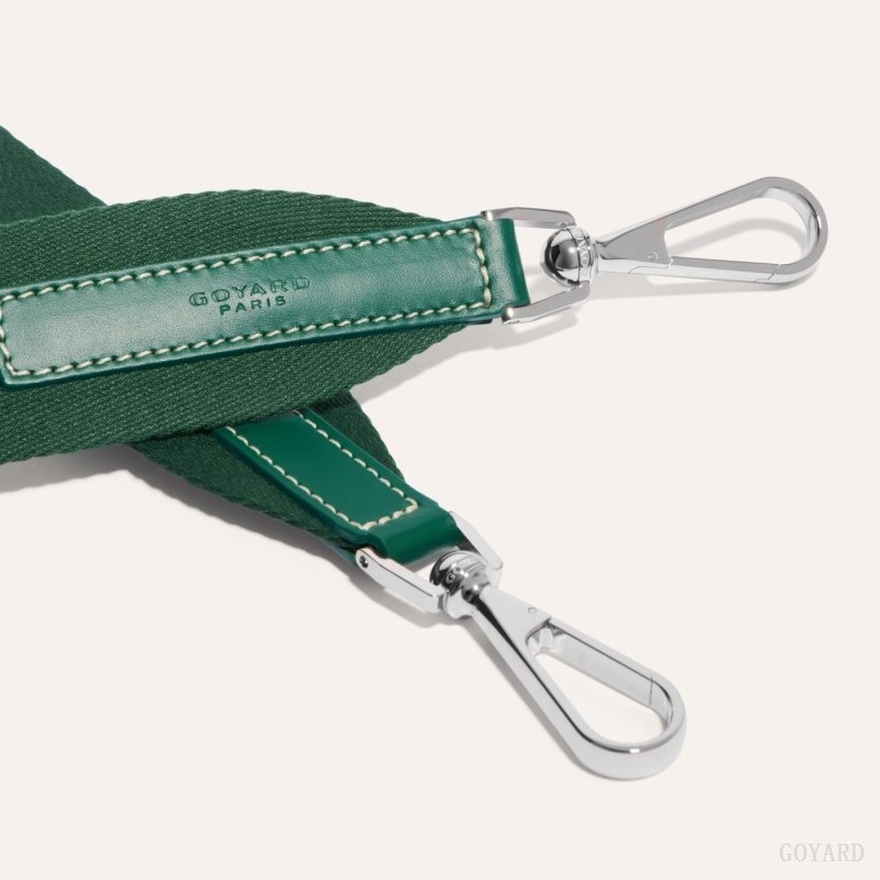 Green Goyard SANGLE MM STRAP | IQMX2557