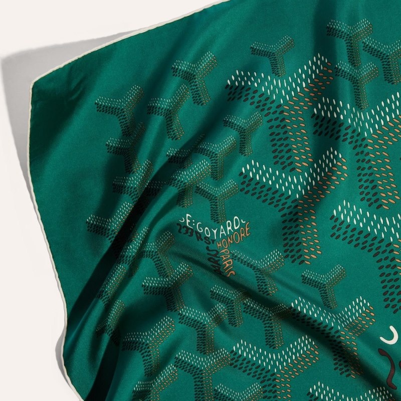 Green Goyard SCARF N°1 | EWSD2732