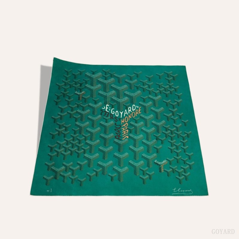 Green Goyard SCARF N°1 | EWSD2732