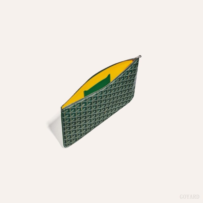 Green Goyard SÉNAT MM POCKET | QFYX3328