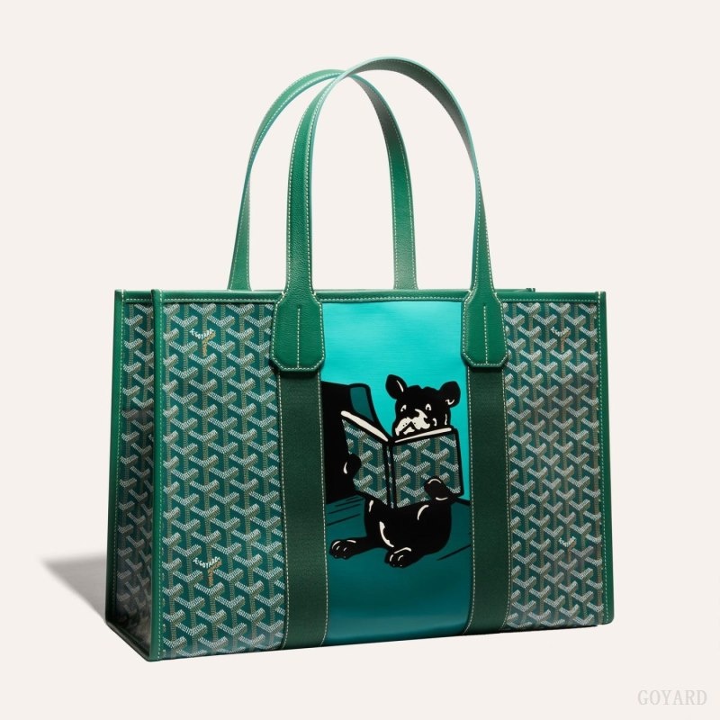 Green Goyard VILLETTE TOTE BAG | LMXS2721