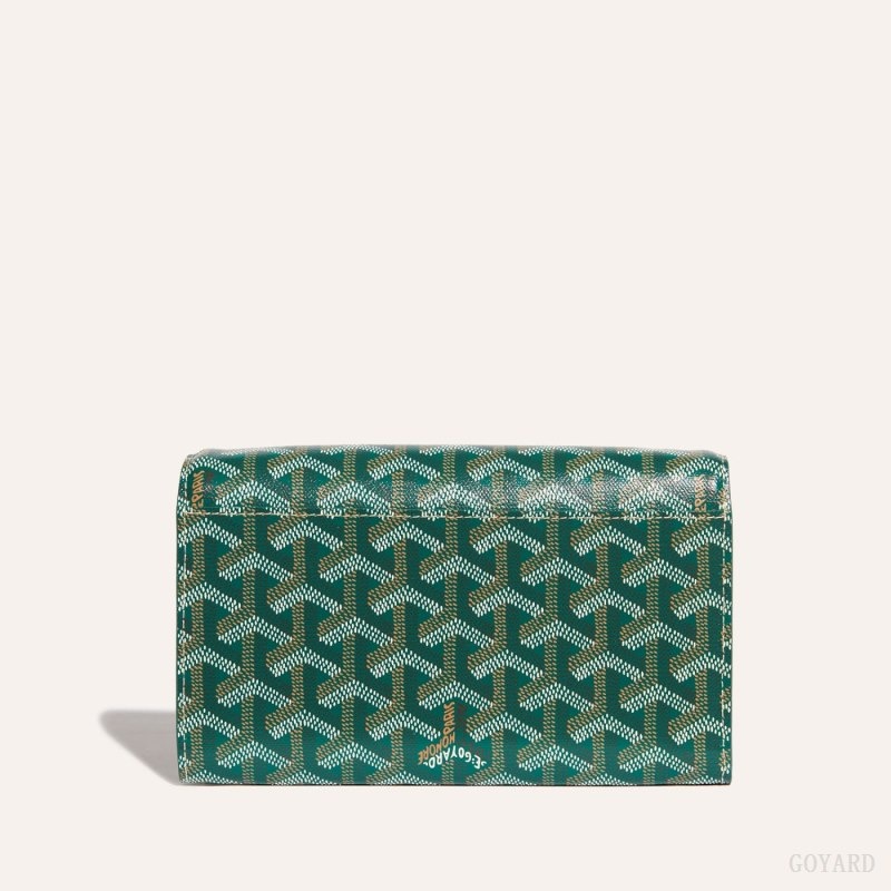 Green Goyard Varenne Continental Wallet | WWMC0069