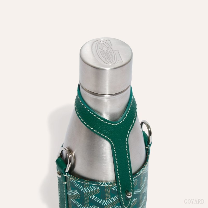 Green Goyard Yonne PM Case & Flask | EHPC9982