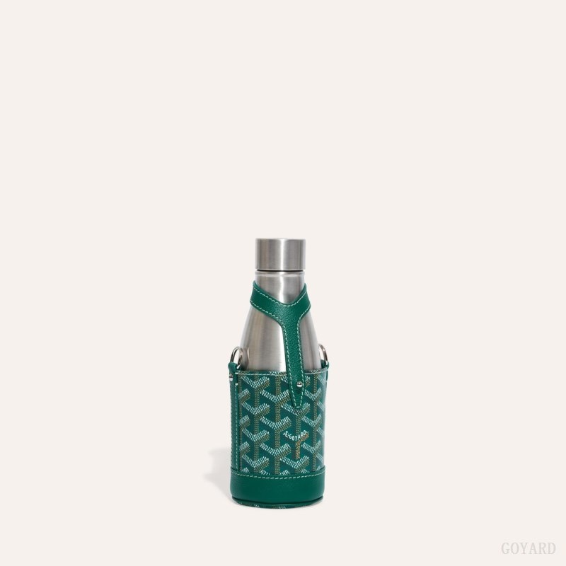 Green Goyard Yonne PM Case & Flask | EHPC9982