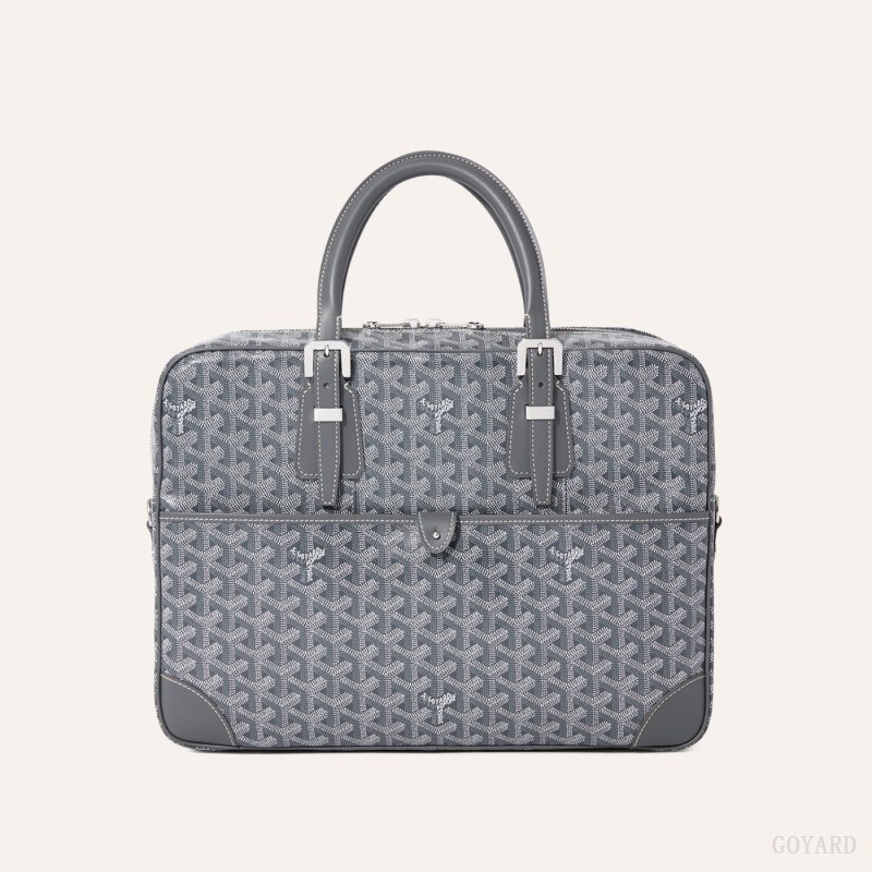 Grey Goyard Ambassade MM Document Case | SMNC8908