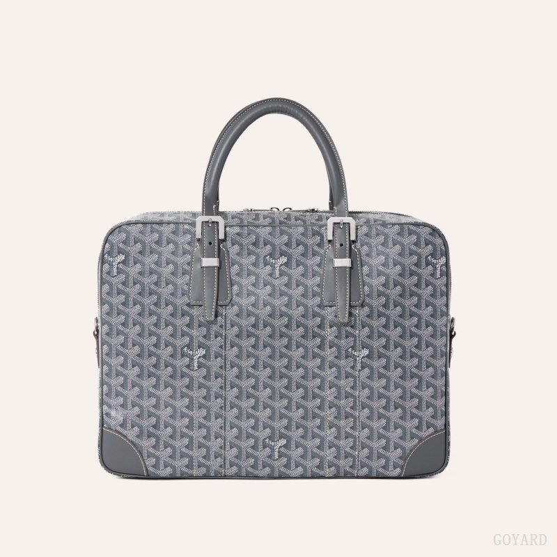 Grey Goyard Ambassade MM Document Case | SMNC8908