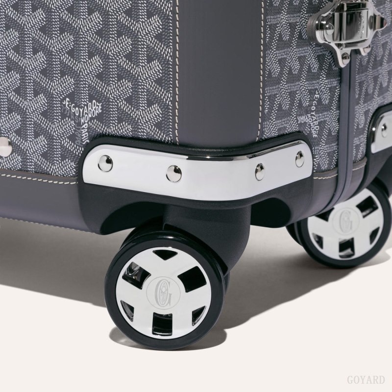 Grey Goyard BOURGET PM TROLLEY CASE | QYDV2383