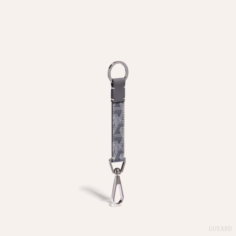 Grey Goyard MOUSQUETON KEY RING | QIRL8134