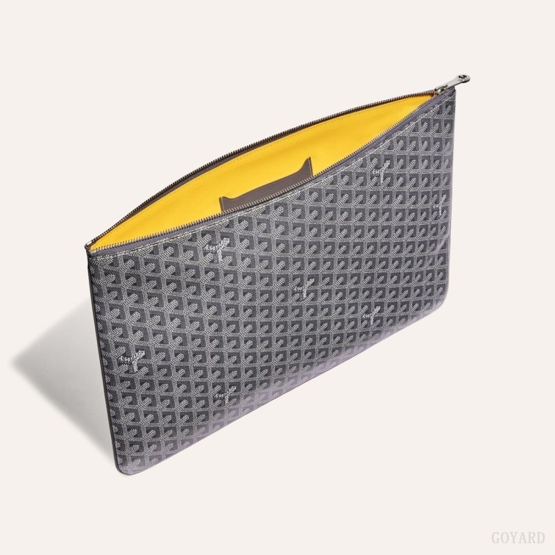 Grey Goyard SENAT GM DOCUMENT CASE | VBJX9794