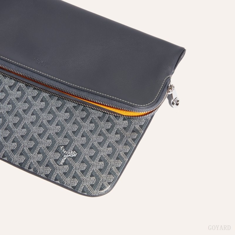 Grey Goyard Sainte-Marie GM Clutch | QVPP2358