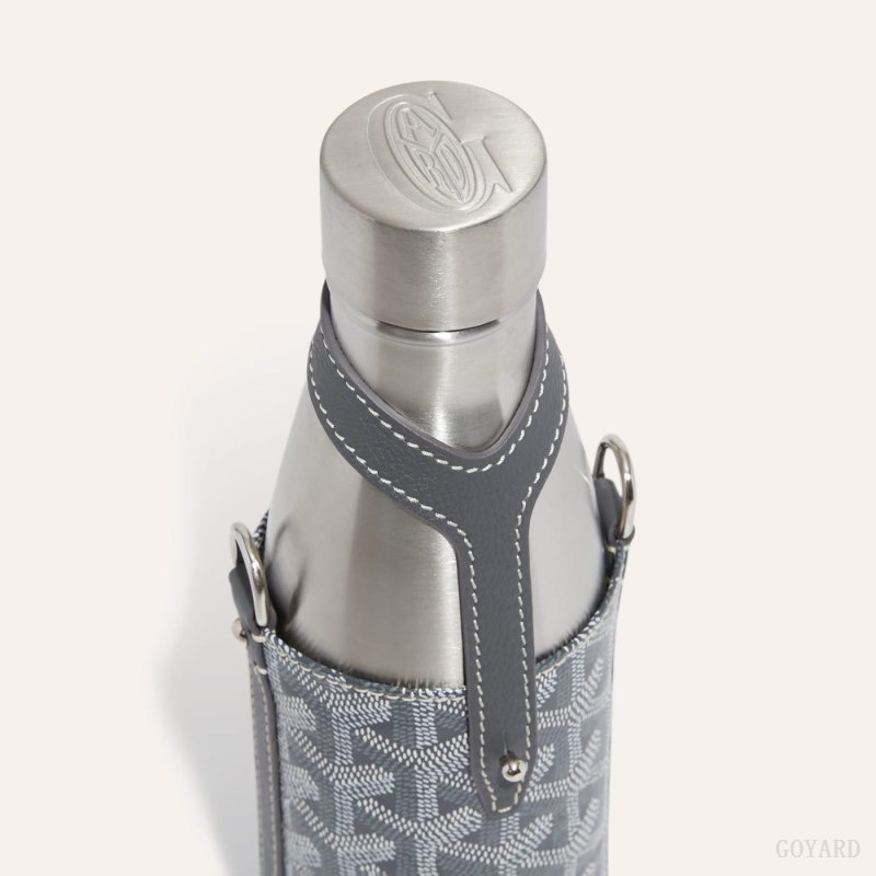 Grey Goyard Yonne MM Case & Flask | WEOA9407