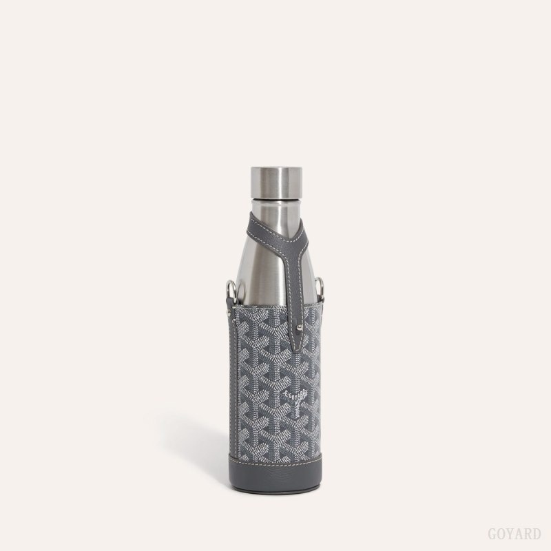 Grey Goyard Yonne MM Case & Flask | WEOA9407